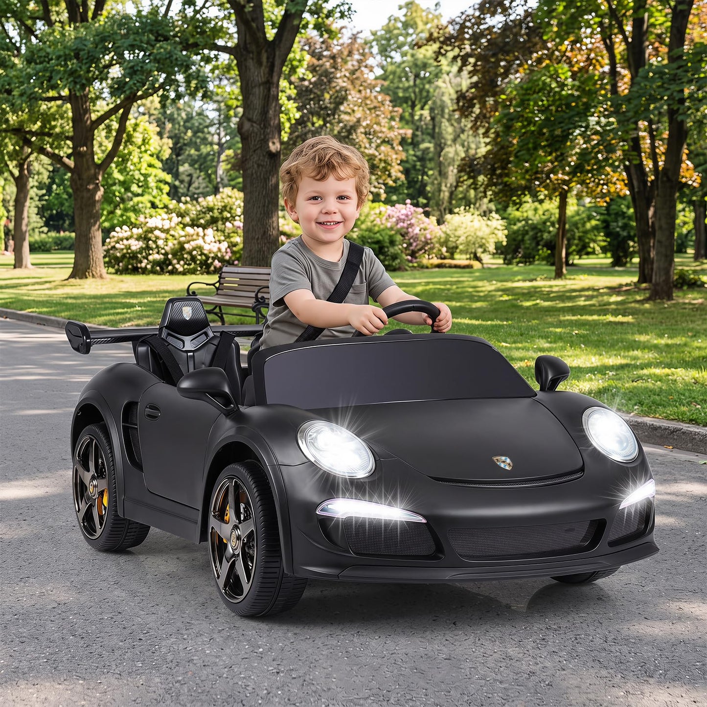 2-Seater Kids Ride on Car, 24V Battery Powered Car