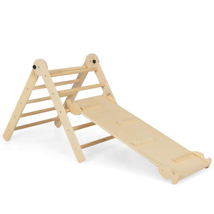 Foldable Kids Indoor Gym Playset with Double-side Ramp