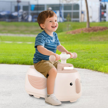 Toddler Ride on Toy with Trailer Sliding Car with Light and Music