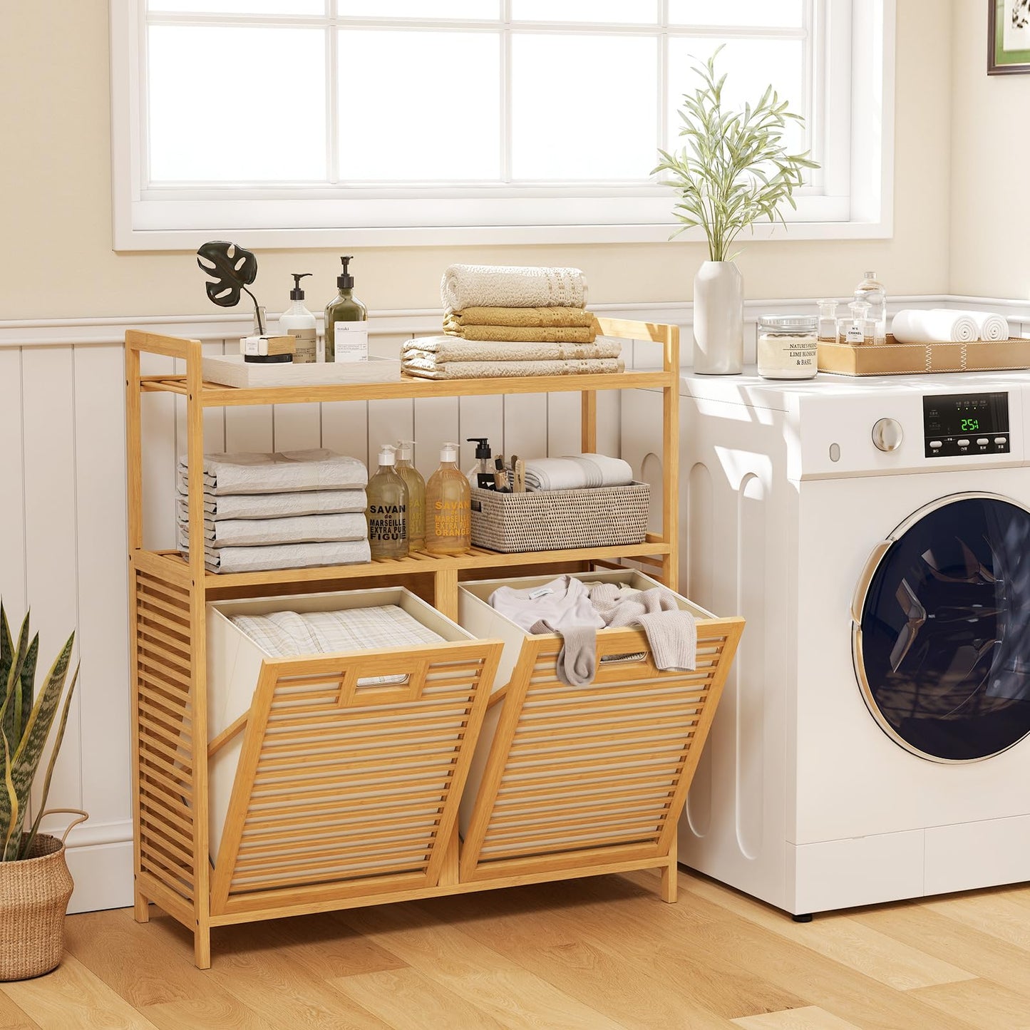 Tilt Out Laundry Basket, Pull Out Laundry Hamper