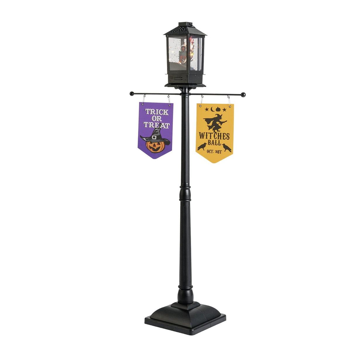 156 CM Halloween Lamp Post Sound-Activated Halloween Street Lamp