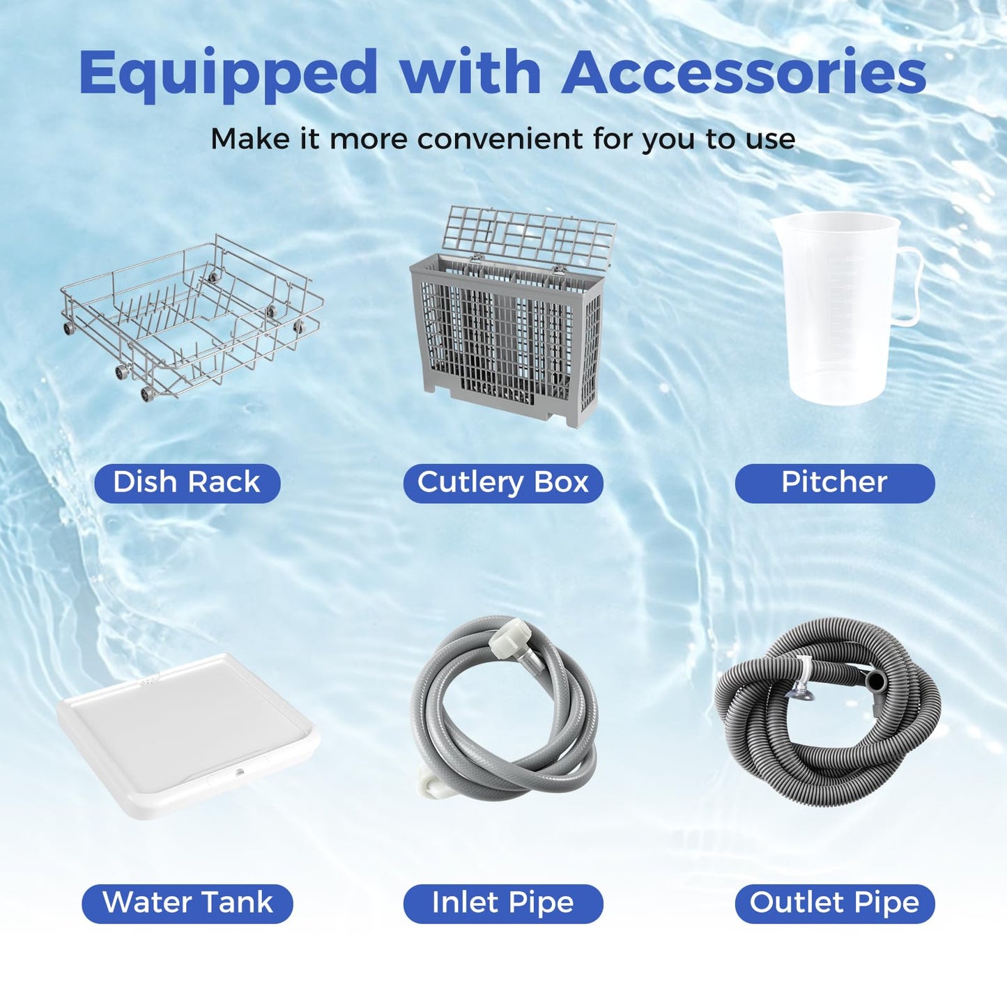 Table Top Dishwasher, Mini Countertop Dishwasher