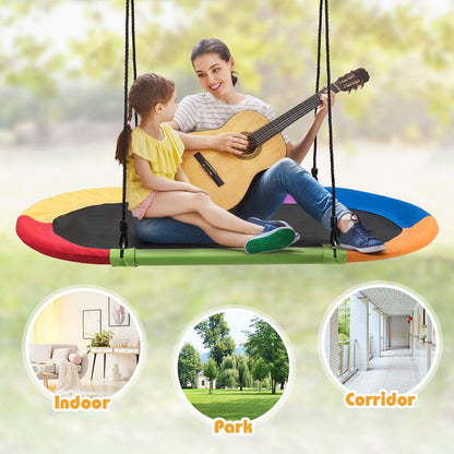 60 inch Kids Nest Swing with Adjustable Hanging Ropes