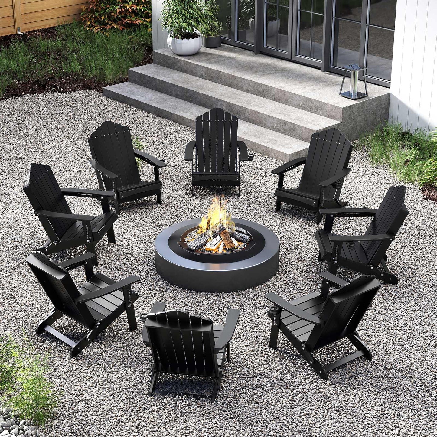 Adirondack Chair, Weather Resistant HIPS Garden Chair