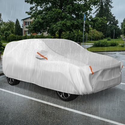 Car Cover Waterproof, All Weather Rain Snow Sun Dust UV Protection