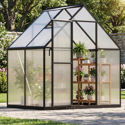 Polycarbonate Greenhouse Large Walk-in Aluminum Sunroom