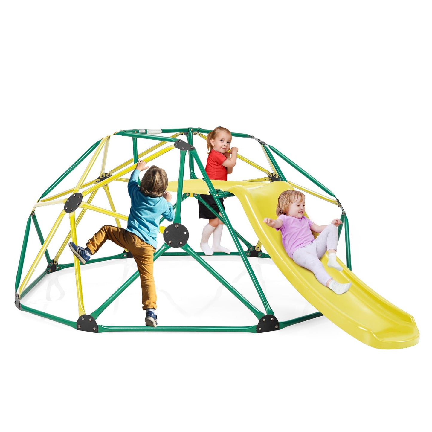 Toddler Climbing Frame Monkey Bar Jungle Gym with Fabric Cushion