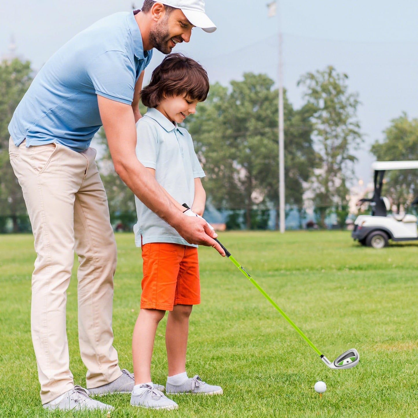 8-10 Years Children Golf Putters Right Hand with Fiberglass Shaft & Headcover