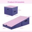 Incline Gymnastics Mat Indoor Outdoor Folding Exercise Yoga Mat