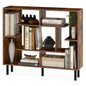 Modern Geometric Bookcase with Anti-tipping Devices