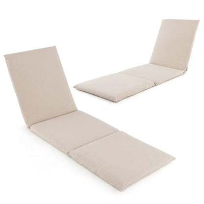 182x59cm Garden Recliner Cushions Chaise Sunlounger Replacement Pad