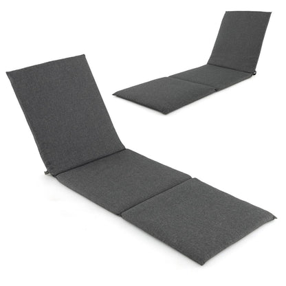 182x59cm Garden Recliner Cushions Chaise Sunlounger Replacement Pad