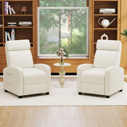 Recliner Armchair with Reclining Function and Adjustable Leg Rest