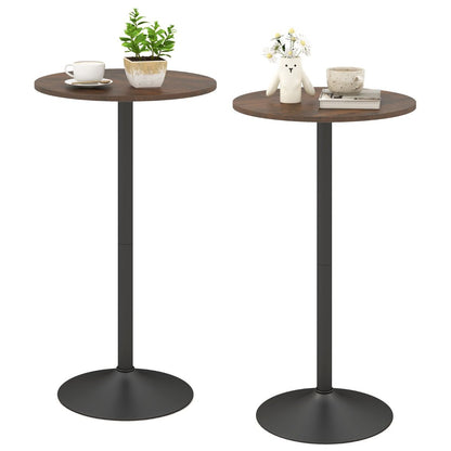 101cm Height Counter Bistro Pub Tables with Fixed Tabletop and Stable Base