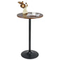 101cm Height Counter Bistro Pub Tables with Fixed Tabletop and Stable Base