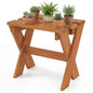 Side Table Flower Stand Small Solid Wood Accent End Table