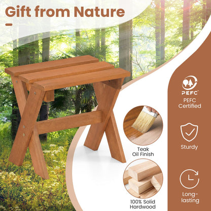 Side Table Flower Stand Small Solid Wood Accent End Table