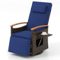 Outdoor 360° Swivel Rattan Recliner Chair with Adjustable Backrest and Footrest