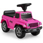 Licensed Jeep Ride On Push Car with Steering Wheel and Engine Sound for Ages 18-36 Months