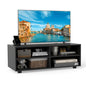 TV Stand for TVs up to 40", Wooden TV Cabinet Media Entertainment Center, 4 Cubes
