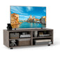 TV Stand for TVs up to 40", Wooden TV Cabinet Media Entertainment Center, 4 Cubes