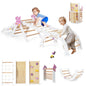 Wooden Montessori Climbing Set with Climbing Rope and Ladder