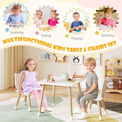 Wooden Toddler Desk and Chair Set for Classroom