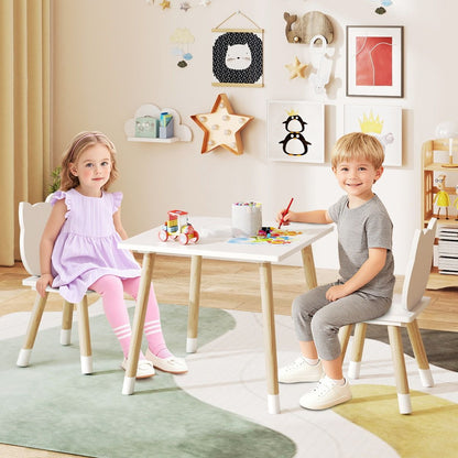 Wooden Toddler Desk and Chair Set for Classroom