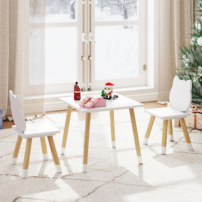 Wooden Toddler Desk and Chair Set for Classroom